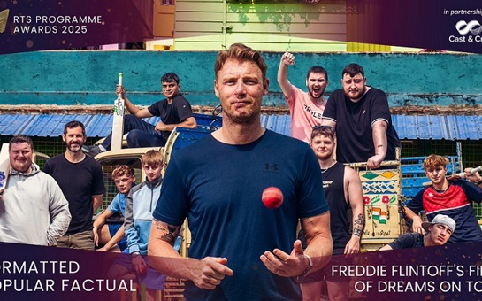 'Freddie Flintoff: Field of Dreams on Tour' scored by Sam Watts wins award