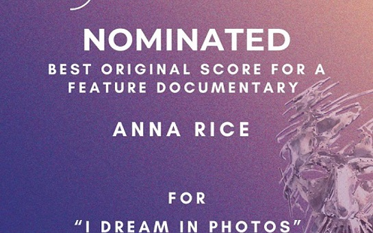 Anna Rice nominated for 2024 Camille Awards
