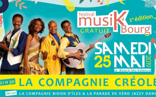 La Cie Créole toujours sur la route - ce samedi 25 mai à Bourg Les Valences