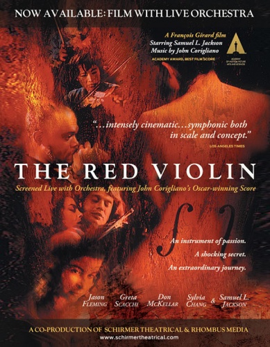 Schirmer Theatrical Presents: The Red Violin With Live Orchestra