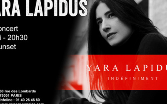 Yara Lapidus en concert le 9 mai 2019