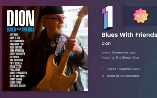 Dion's 'Blues With Friends' Hits #1 on Billboard's Blues Albums Chart