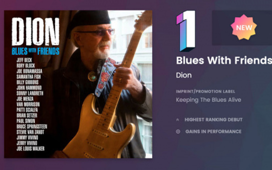 Dion's 'Blues With Friends' Hits #1 on Billboard's Blues Albums Chart